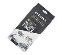 Ensemble De Crayons À Dessin Professionnels,Fournitures Scolaires D'art,Croquis,12 Pièces - Type 12pcs-Paper Box A
