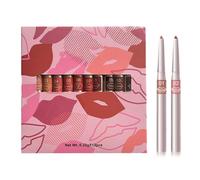 Ensemble de crayons à lèvres, paquet de crayons à lèvres, kit de maquillage de contour 12 pièces - kit de maquillage mat, stylo à modeler pour maman, petite amie