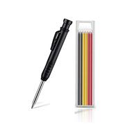 Ensemble De Crayons De Charpentier Solide,Outils De Travail De Calcul,Recharge Mécanique,Travail De Construction,Traceur De Marquage De Menuiserie,3 Couleurs - Type Set D