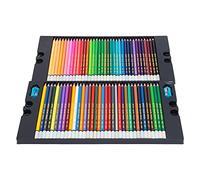 Ensemble de Crayons de Couleur, Crayons Pastels à L'huile Hexagonaux à Noyau Souple en Bois avec Boîtes Shuttle Art Ensemble de Crayons de Couleur à Noyau Souple pour Enfants(48 crayons de couleurs)