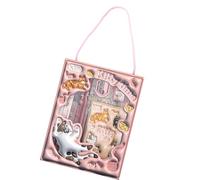 Ensemble de crayons de dessin animé 6 en 1 pour enfants, coffret cadeau, papeterie, règle, gomme, fournitures de fête scolaires