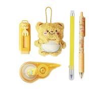 Ensemble de crayons motif ours de dessin animé, pour fournitures de bureau, récompenses d'étudiants, journal, croquis, cadeaux cadeaux, projets scolaires, tâches d'écriture créative