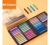 Ensemble De Crayons Pastel Doux De Peinture De Marie,Boîte De 12/24/36/48 Couleurs Assorties - Type 48 Colors