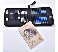 Ensemble De Crayons Professionnels À Charbon De Bois 33/40/48 En 1, Pour Croquis En Bois, Design Artistique, Peinture, Papeterie, Fournitures De Dessin, Cadeau