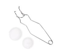 Ensemble de creusets à quartz résistants à la chaleur - Bol de fusion en métal - Pince à fouet - Plat à creuset pour poignée en métal