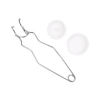Ensemble de creusets à quartz résistants à la chaleur pour la fabrication de bijoux - Bol de fusion en métal - Pince à fouet - Creuset pour la fonte du métal