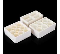 Ensemble de creusets en alumine à 99% for analyses en laboratoire et industrielles - Différentes spécifications disponibles((07)100x50x30mm)