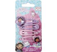 Ensemble de crochets à cheveux Gabby's Dollhouse | Accessoires pour enfants avec paillettes et personnages de la série Netflix