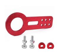 Ensemble De Crochets De Remorquage Avant Universels En Aluminium Pour Civic EK EG Pour Acura Pour Integra DC Cache-œillets remorquage voiture(ROUGE)