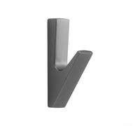 Ensemble de crochets élégants et fonctionnels en aluminium pour maintenir un espace de vie organisé (gris)