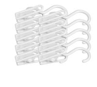 Ensemble de crochets muraux en plastique Lot de 5 dimensions 12 x 4 5 cm Fackelmann Tecno