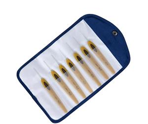 Ensemble de crochets professionnels en métal, tailles assorties, ajustement confortable et pochettes de rangement pour améliorer l ' efficacité, conceptions ergonomiques