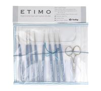 Ensemble de crochets Tulip Etimo en acier royal argent - 1 pièce