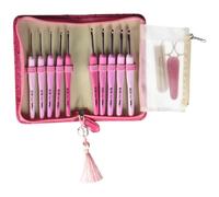 Ensemble de crochets Tulip Etimo Rose multicolore 2 2,5 3,0 3,5 4,0 4,5 5