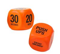 Ensemble de cubes d'exercice de fitness - Randomiseur d'entraînement à 12 pages, équipement de jeu d'entraînement à domicile, équipement d'intervalles de haute intensité, appareil de musculation