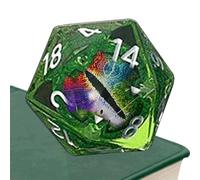 Ensemble de cubes globe oculaire - Cube de fromage en résine, nouveauté | Collection RPG polyédrique unique pour Donjons Dragons Fantasy Jeu de rôle Cartes de jeu de société Tours de magie Fête