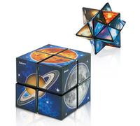 Ensemble de cubes magiques Star Cube 2 en 1, cubes de puzzle magiques Yoshimoto Cube pour enfants et adultes