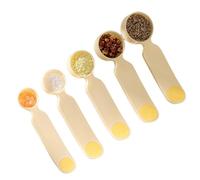 Ensemble de Cuillères Doseuses - 5 Pièces Ustensiles De Service Pour Portions Diététiques,Cuillères Doseuses De Buffet - Pour Restaurant Traiteur Cuisine Commerciale Buffet Préparation Repas