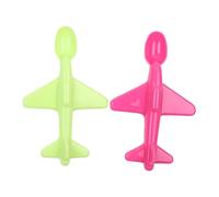 Ensemble de cuillères pour - Deux petits ustensiles en forme d'avion, outil de repas aux couleurs vives, gadget d'alimentation léger, couverts à bords lisses et sûrs | Vaisselle de cuisine amu