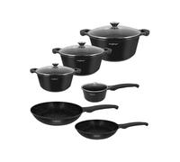 Ensemble de Cuisine 10 Pièces 3 Marmites/2 Poêles/1 Casserole