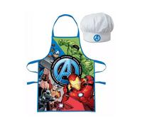 Ensemble de cuisine - AVENGERS - Toque et Tablier - 2 pièces - Polyester - Garçon 3-8 ans