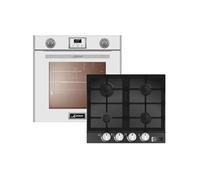 Ensemble de cuisine - - EG 6374 - Four électrique - Table de cuisson à gaz - Autonettoyage pyrolyse