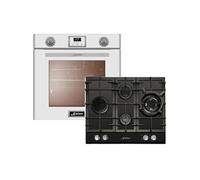 Ensemble de cuisine - - EG 6374 - Four électrique - Table de cuisson à gaz - Blanc