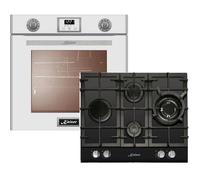 Ensemble de cuisine - - EG 6374 - Four électrique - Table de cuisson à gaz - Blanc