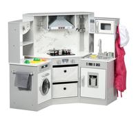 Ensemble de cuisine pour enfants AIYAPLAY MDF 111x49x85cm Gris