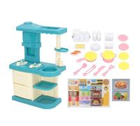 Ensemble de Cuisine pour Enfants, Jouet de Cuisine interactif avec Four et évier, 51 pièces, Accessoires de Cuisine en Plastique pour garçons et Filles