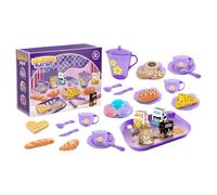 Ensemble de Cuisine pour | Jeu de l'heure du thé réaliste et sûr - Ensemble de Cuisine de Jeu | pour Les Filles, Anniversaire, Noël, Jeu d'intérieur