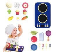 Ensemble de Cuisine pour - Jouets de rôle de Cuisine avec lumières et Sons,Jouet éducatif Amusant pour , Cadeau d'anniversaire, activités de Maternelle