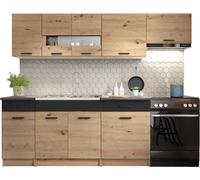 Ensemble de cuisine pratique Alina 240 Chêne clair