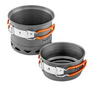 Ensemble de casseroles - NEO TOOLS - 63-144 - Aluminium anodisé - Dissipateur thermique - 2 pièces