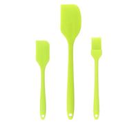 Ensemble de cuisson cuisine tout-en-un, spatule en Silicone, brosse à huile, beurre, grattoir gâteau unique, outil 6 pièces Pour Cuisson(Green)