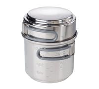 Esbit Kit popote CS985ST – Set de cuisson inox 985 ml avec brûleur à alcool compact