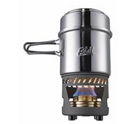 Ensemble de cuisson Esbit en acier inoxydable 985 ml avec brûleur à alcool NE...