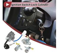 Ensemble De Cylindre De Serrure D'Allumage Pour Hyundai Accent Haut/Moyen De Gamme 2006-2011 Cylindre De Serrure De Porte De Commutateur D'Allumage No.819051E000/819201Ea00 Métal