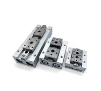 Ensemble de cylindres à griffes pneumatiques : MHF2-8D2R/12D2R/16D2R/20D2R - Assortiment de guides coulissants et de doigts parallèles(MHF2-16D2R)