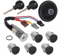 Ensemble De Cylindres Verrouillage D'allumage Voiture Serrures Direction Interrupteur À Barillet Compatible Avec Citroen Pour Jumpy 1995-2006 4162F4 direction contacteur