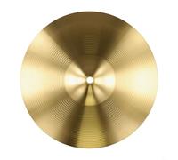 Ensemble de cymbales en laiton pour percussion de batterie, 15,2 cm, 25,4 cm, 30,5 cm, 30,5 cm, 35,6 cm, ton doré avec construction en alliage durable, convient (30,5 cm)