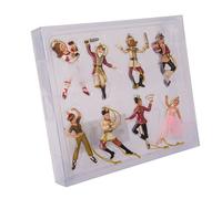 Ensemble de d?corations miniatures Casse-Noisette en polyr?sine Kurt Adler de 2,75 po, 8 pi?ces