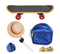 Ensemble de de lézard, kit de chapeau de sac à dos de skateboard en nylon ABS | Pack d'accessoires réglables pour reptiles de 14 cm, équipement de jeu interactif de 65 g pour divertir le dragon