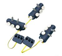 Ensemble de déclencheurs de manette de jeu mobile à six doigts pour iPad, tablette, accessoires de jeu, matériau ABS amélioré (24 à 30,7 cm)