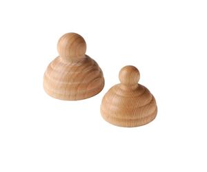 Ensemble de déclencheurs pour rouleaux de bois Erzi Beige 6,3x6 cm