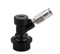 Ensemble de déconnexion de verrouillage à bille, verrouillage à bille de gaz liquide, connecteur de fût de bière for brassage à domicile, distributeur barbelé avec écrou pivotant à barbe ( Color : Liq