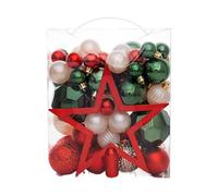 Ensemble de décoration de Balle de Noël, attrait saisonnier amélioré, 50 pièces, décor de Vacances, Pendentif Suspendu de Noël, réutilisable, élégant, pour Rassembler