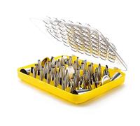 Ensemble de décoration de gâteaux 56 pièces: douilles à pâtisserie en forme de haricots fondus, douilles à crème avec boîte de rangement, outils de cuisson for crème au beurre et biscuits