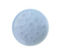 Ensemble de décoration de Noël en résine de silicone en forme de flocon de neige, passe au lave-vaisselle, design ergonomique