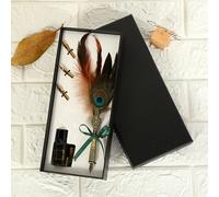 Ensemble De Décoration Exquise, Stylo Plume, Bouteille D'encre, Vintage, Bouteille De Calligraphie, Ensemble D'écriture, Cadeau Pour Les Anciens Enseignants